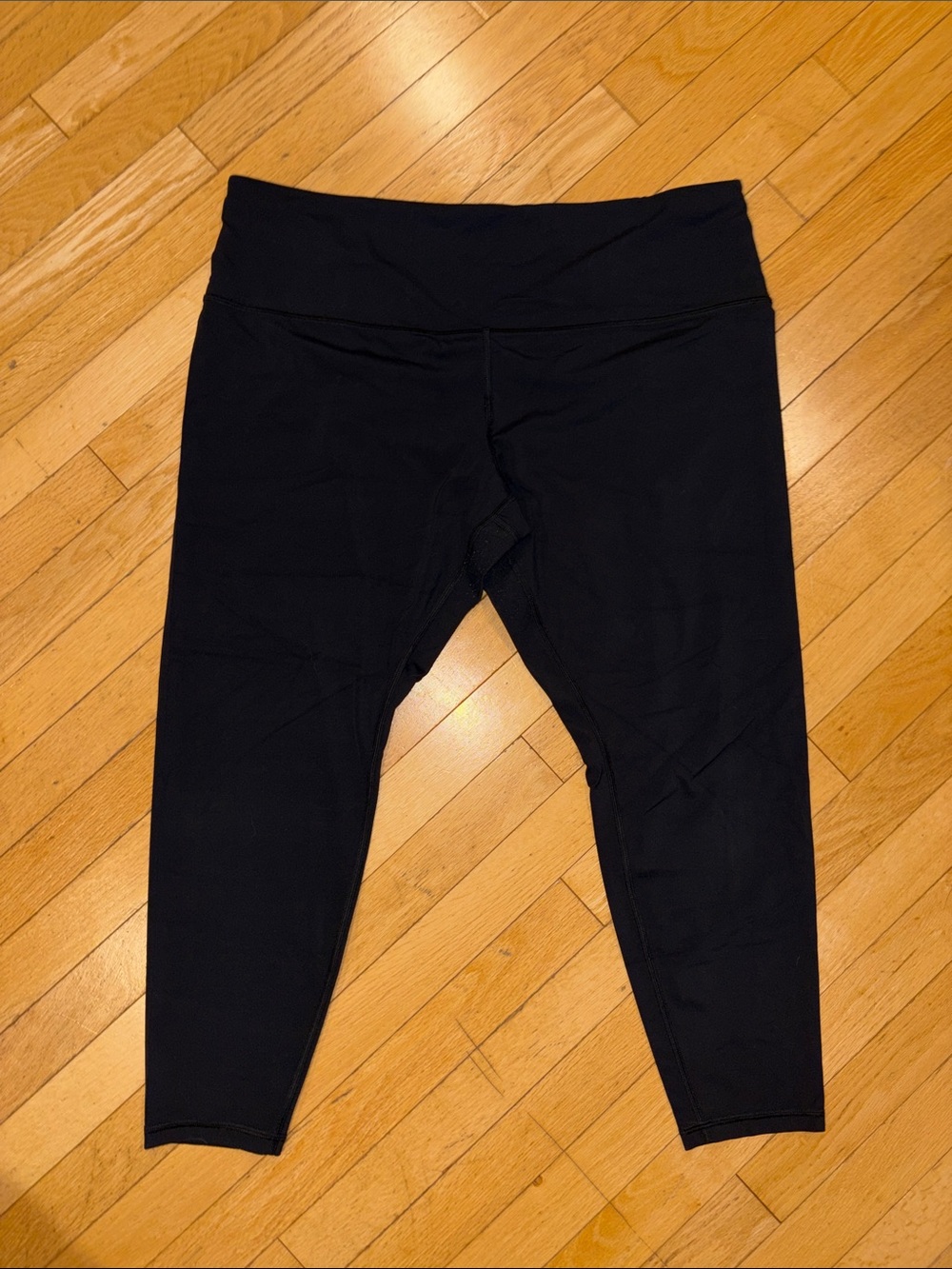 Athleta Black Mid-Rise Compression Leggings